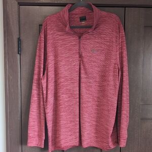 Greg Norman Collection Maroon Zip-Up Sweater